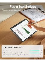 Magnetic paper-touch screen protector for iPad Air 6 11-inch M3/M2 (7th/6th generation, 2025/2024), for writing and drawing as if you were writing on paper, removable and reusable, compatible with tempered film, matte, anti-reflective, washable - Image 4