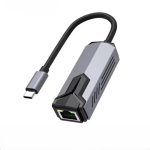 5000Mbps Wired Network Card Adapter USB Type C to RJ45 LAN USB-C Ethernet Converter Hub Supports 5G for Laptops Win 11