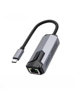 5000Mbps Wired Network Card Adapter USB Type C to RJ45 LAN USB-C Ethernet Converter Hub Supports 5G for Laptops Win 11