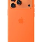 Apple iPhone 17 Pro Max Silicone Case with MagSafe – Orange