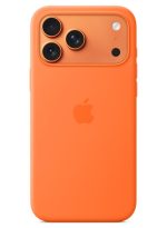 Apple iPhone 17 Pro Max Silicone Case with MagSafe – Orange