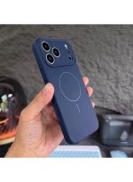 Silicon cover Compatible with iPhone 17 pro Case, Liquid Silicone Case, Full Body Protective Cover, Shockproof, Slim Phone Case, Anti-Scratch Soft Microfiber Lining – Dark blue - Image 4