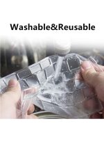 ompatible with M1 A2337/A2179 MacBook Air 13 inch Keyboard Cover 2018/2019/2020/2021/2022/2023/2024. Silicone Skin Protector for MacBook Air 13-inch Touch ID US Layout, Frost Transparent - Image 2