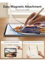 Magnetic paper-touch screen protector for iPad Air 6 11-inch M3/M2 (7th/6th generation, 2025/2024), for writing and drawing as if you were writing on paper, removable and reusable, compatible with tempered film, matte, anti-reflective, washable - Image 5