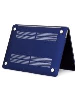 Matte Designed Hard Case compatible with Macbook new air 13.6" Inch A2681 / A3113 - Navy blue - Image 2