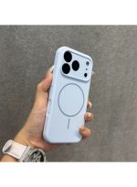 Silicon cover Compatible with iPhone 17 pro Case, Liquid Silicone Case, Full Body Protective Cover, Shockproof, Slim Phone Case, Anti-Scratch Soft Microfiber Lining – Sky blue - Image 3