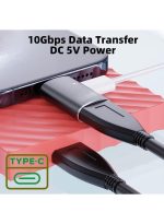 USB C OTG Adapter USB 3.0 to USB C Converter Adapter with DC 5V Charging Port - Image 5