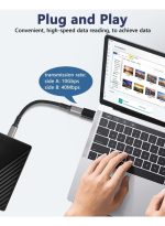 USB C Female to USB 3.2 OTG Male Adapter Converter for Phones/Laptops/Tablets, 10Gbps High-Speed, Support Connect USB Flash Drive, Card Reader, Keyboard, Mouse - Image 4