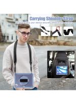 Case for iPad Air 11 inch M3/M2(2025/2024) and Air 5th/4th Generation 10.9‘’ & Pro 11inch 4th/3rd/2nd/1st(22/21/20/18) Cover with Pencil Holder,Screen Protector,Hand Stand, pen, Blue - Image 6