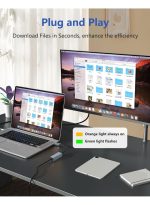 USB LAN Adapter, 2-in-1 USB-C Ethernet Wired Network Adapter 100/1000/Mbps LAN Adapter for PS4, PS5, Switch, Steam Deck, XPS, TV Box, iPad, MacBook, Smartphone, Tablet, Laptop, etc - Image 4