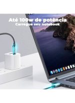 JOYROOM Fast Charging 100W Data Cable Type-C to Type-C -1.2M - Black - Image 5