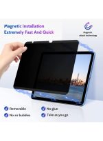 Magnetic Privacy Screen Protector for iPad 10th 2022 10.9" & iPad 11th A16 2025 11", Removable Anti Blue Light Glare Spy Private Filter, High Sensitive Bubble-Free Black Security Screen - Image 3