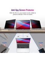 Privacy Screen Protector for MacBook Air 13 / Pro 13, Anti-Spy Tempered Glass Screen Film Guard, for MacBook Air 13 2020 2019 2018 / MacBook Pro 13 2020 2019 2018 2017 2016 - Image 3