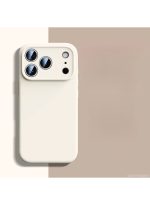 Silicon cover Compatible with iPhone 17 pro Case, Liquid Silicone Case, Full Body Protective Cover, Shockproof, Slim Phone Case, Anti-Scratch Soft Microfiber Lining – Beige - Image 5
