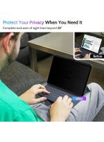 Magnetic Privacy Screen Protector for iPad Air 11 Inch 2024/2025 (M2/M3, 6th/7th Gen), Removable Anti Blue Light Glare Spy Private Filter, High Sensitive Bubble-Free Black Security Screen - Image 3