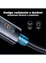 JOYROOM Fast Charging 100W Data Cable Type-C to Type-C -1.2M - Black - Image 3