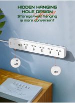 LDNIO SC5319 | Multi Socket Extension Lead with 5 AC 3 USB Power Socket Plug Extender 2M - Image 3