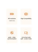 CHD09-HD-TX-RX 1080p TYPE-C Wireless HDMI Extender 50m USB C Point to Point HDMI Transmitter and Receiver for Laptop PC DVD TV Monitor - Image 3