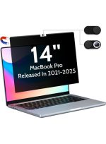 Magnetic Privacy Screen for MacBook Pro 14 Inch (2021-2025, M1, M2, M3, M4, M5), Removable Matte Blue Light Glare Filter for Mac Pro 14.2" Laptop Computer
