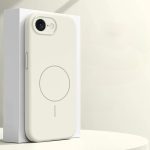 Silicone cover compatible with iPhone 16e memory, liquid silicone memory, full body protection cover, shock resistant, slim phone memory, soft lining with anti-scratch microfiber - beige