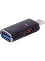 USB C OTG Adapter USB 3.0 to USB C Converter Adapter with DC 5V Charging Port