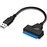 USB 3.0 To SATA 22 Pin 2.5 Inch Hard Disk Drive SSD Adapter Connector Cable Lead