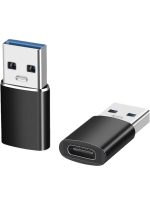 USB C Female to USB 3.2 OTG Male Adapter Converter for Phones/Laptops/Tablets, 10Gbps High-Speed, Support Connect USB Flash Drive, Card Reader, Keyboard, Mouse