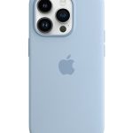 Apple iPhone 14 Pro Silicone Case With MagSafe Sky