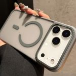 Mobile Phone Case iPhone 17 Pro Max [Compatible with MagSafe] Translucent Matte Magnetic Shockproof Anti-Fingerprint Protective Case 6.9 Inch Case, Grey