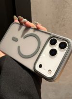 Mobile Phone Case iPhone 17 Pro Max [Compatible with MagSafe] Translucent Matte Magnetic Shockproof Anti-Fingerprint Protective Case 6.9 Inch Case, Grey