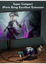 onten OTN-UC361 5-in-1 USB-C Mini Dock (HDMI 4K30Hz + USB3.0 + PD100W + 3.5mm Audio) - Image 5