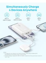 Anker Anker Zolo Power Bank (2025 Upgraded Version), 45W Max Fast Charging, 20,000mAh Battery Pack, Dual Built-in USB-C Cables, USB-C&A Port, for iPhone 17/16 Series, Galaxy, MacBook, and More - Image 2