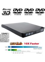 ECD829 2-in-1 USB-C External Blu Ray DVD Drive Portable USB 3.0 CD 3D Blu-Ray Player Burner BD-ROM Reader for Mac, Windows 10, Laptop, PC (Black) - Image 2