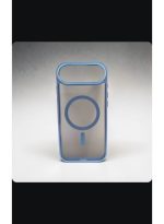 Mobile Phone Case iPhone Air [Compatible with MagSafe] Translucent Matte Magnetic Shockproof Anti-Fingerprint Protective Case Case, Blue - Image 2