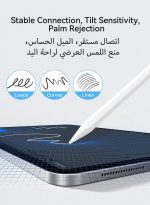 JOYROOM Active Digital Stylus Pen Pencil 2nd Generation iPad Pen,Featuring Zero Latency,Palm Rejection,Precise Touch Functionality,Anti-Jump Technology,and Tilt Sensitivity,For Apple iPad 2018 And Newer Versions White - Image 3