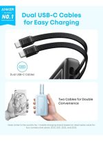 Anker Zolo Power Bank (2025 Upgraded Version), 45W Max Fast Charging, 20,000mAh Battery Pack, Dual Built-in USB-C Cables, USB-C&A Port, for iPhone 17/16 Series, Galaxy, MacBook, and More - Image 6