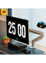 NB NORTH BAYOU NB F80 Series Monitor Mount – Adjustable Desk Stand, Fits 17"-30" Screens (Up to 19.8 lbs), Tilt, Swivel & Rotation - Grey - Image 5