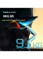 NB NORTH BAYOU NB F80 Series Monitor Mount – Adjustable Desk Stand, Fits 17"-30" Screens (Up to 19.8 lbs), Tilt, Swivel & Rotation - Sky blue - Image 7