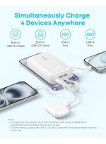 Anker Zolo Power Bank (2025 Upgraded Version), 45W Max Fast Charging, 20,000mAh Battery Pack, Dual Built-in USB-C Cables, USB-C&A Port, for iPhone 17/16 Series, Galaxy, MacBook, and More - Image 5