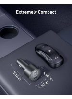 Anker Car Charger, 167.5W Max 3-port Car Charger Adapter, Usb-c Car Adapter For Macbook Pro/Air, Iphone 15/14 Series, Samsung S24/S23, Ipad, Airpods, Mp3 Player - Image 6