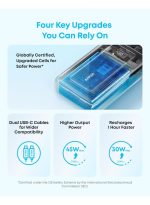 Anker Zolo Power Bank (2025 Upgraded Version), 45W Max Fast Charging, 20,000mAh Battery Pack, Dual Built-in USB-C Cables, USB-C&A Port, for iPhone 17/16 Series, Galaxy, MacBook, and More - Image 3