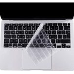 Ultra Thin Silicone Keyboard Cover for MacBook Air 13 Inch A2179 and A2337 for Apple M1 Chip with Touch ID (2021 2020 Release UAE/EU/UK Layout) Keyboard (Clear)