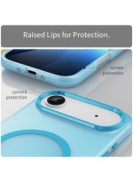 Drop-resistant, reinforced plastic back cover compatible with iPhone Air - Blue - Image 4