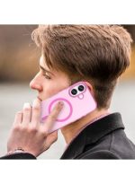 Drop-resistant, reinforced plastic back cover compatible with iPhone 17 - Pink - Image 2