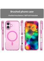 Drop-resistant, reinforced plastic back cover compatible with iPhone 17 - Pink - Image 4