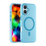 Drop-resistant, reinforced plastic back cover compatible with iPhone 17 - BBlue