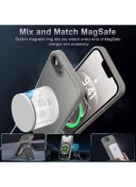 Mobile PhoMobile Phone Case iPhone 16e [Compatible with MagSafe] Translucent Matte Magnetic Shockproof Anti-Fingerprint Protective Case Case, GreyCase iPhone 16e [Compatible with MagSafe] Translucent Matte Magnetic Shockproof Anti-Fingerprint Protective Case Case, Grey - Image 2