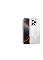 Mobile Phone Case iPhone 16 pro max [Compatible with MagSafe] Translucent Matte Magnetic Shockproof Anti-Fingerprint Protective Case Case, Clear