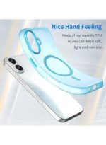 Drop-resistant, reinforced plastic back cover compatible with iPhone 17 - BBlue - Image 3