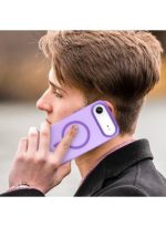 Drop-resistant, reinforced plastic back cover compatible with iPhone Air - Purple - Image 2